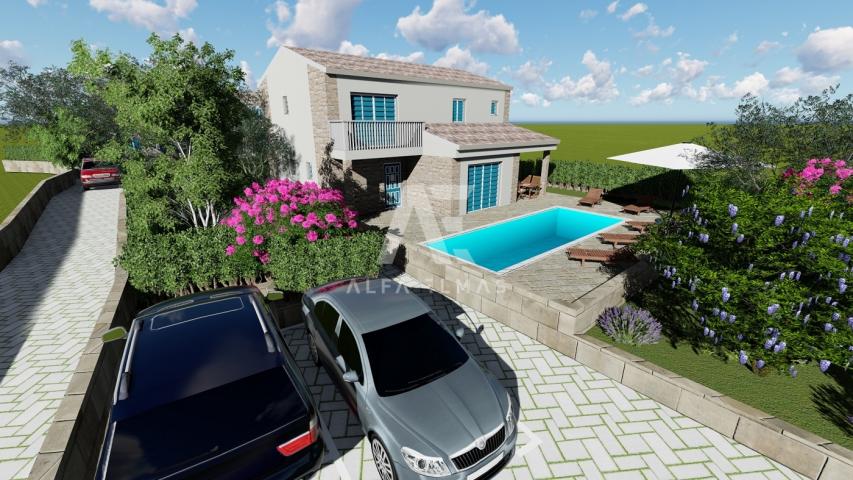 Dobrinj, surroundings, luxurious detached villa with pool! ID 370