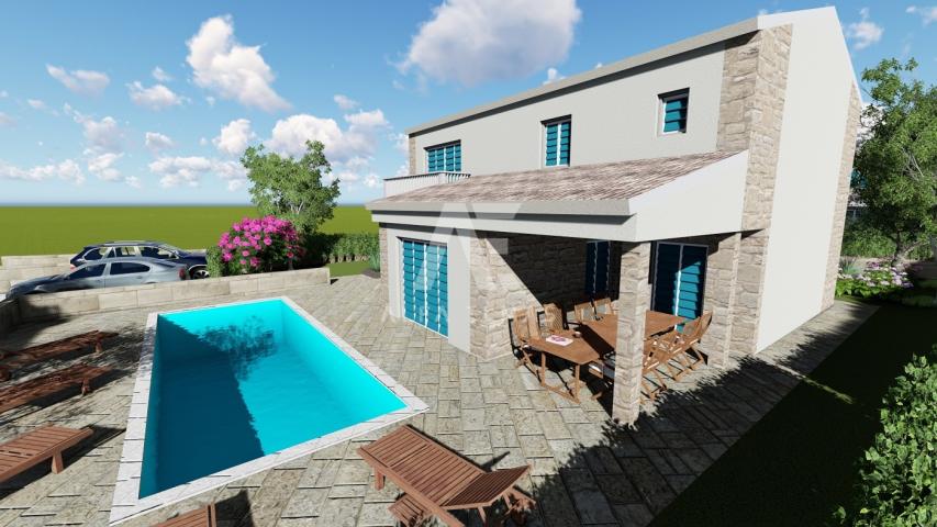 Dobrinj, surroundings, luxurious detached villa with pool! ID 370