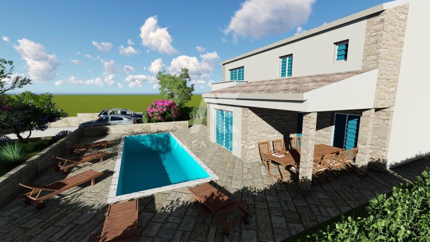 Dobrinj, surroundings, luxurious detached villa with pool! ID 370