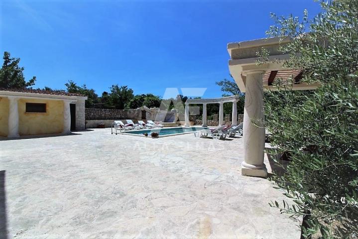 Dobrinj, Umgebung, charmante mediterrane Villa mit Pool!! ID 393