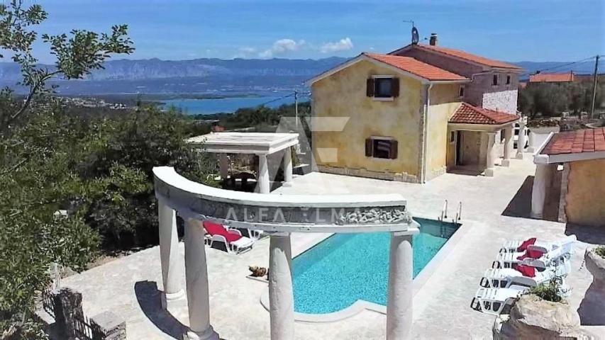 Dobrinj, Umgebung, charmante mediterrane Villa mit Pool!! ID 393