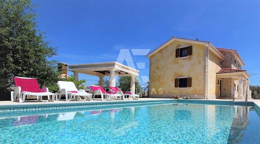 Dobrinj, Umgebung, charmante mediterrane Villa mit Pool!! ID 393