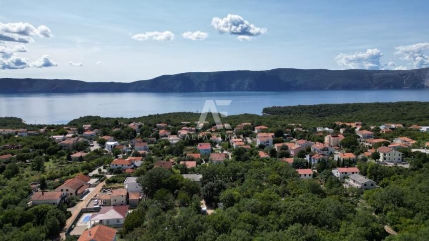 Krk, Umgebung, Haus zur Touristenmiete mit Meerblick!! ID 426