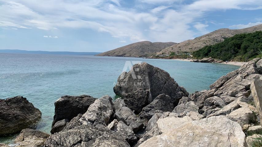 Stara Baška, Baugrundstück in erster Reihe zum Meer! ID 517