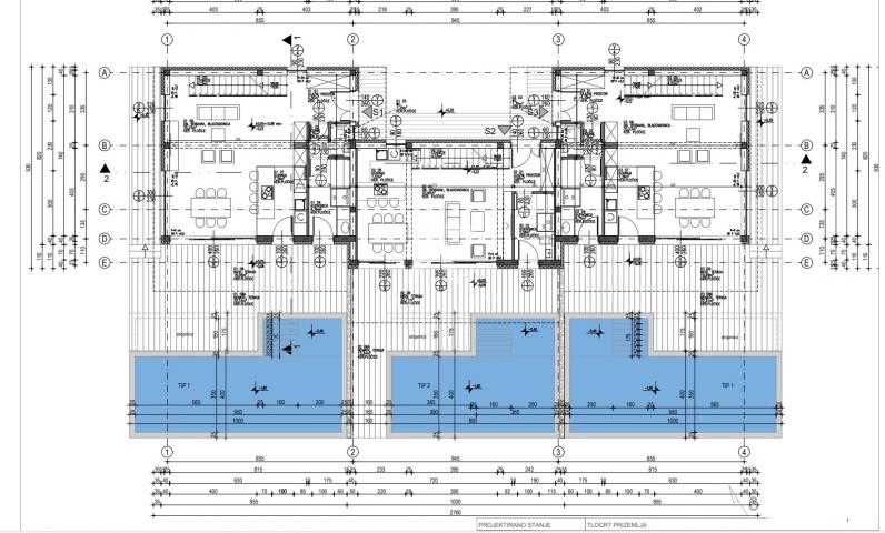 Exklusives Neubauhaus, erste Reihe zum Meer in Stara Novalja! ID 562