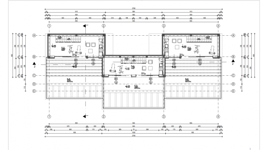 Exklusives Neubauhaus, erste Reihe zum Meer in Stara Novalja! ID 562