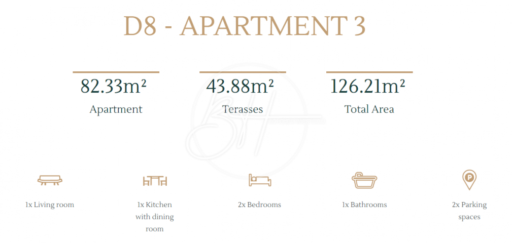 Wohnung Umag, 126,21m2