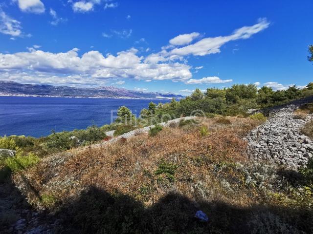 Slatine, građevna parcela, prekrasni panoramski pogled