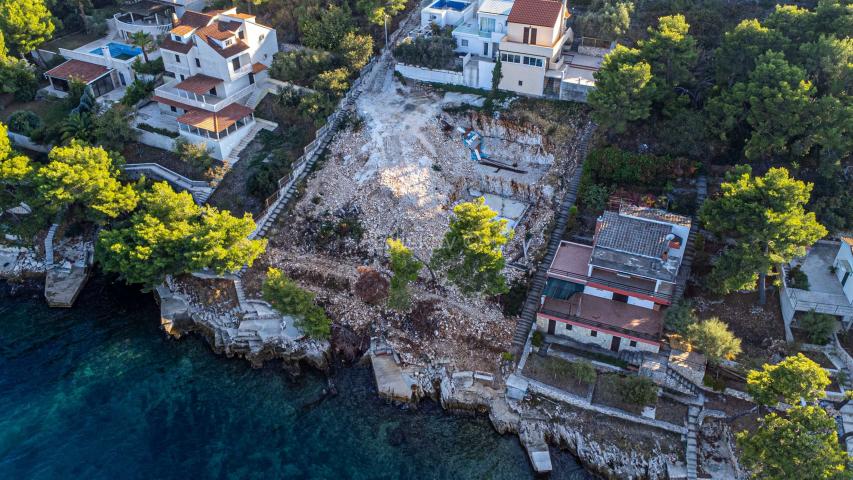 Prodaja, Okrug Donji, villa u izgradnji, 1. red do mora