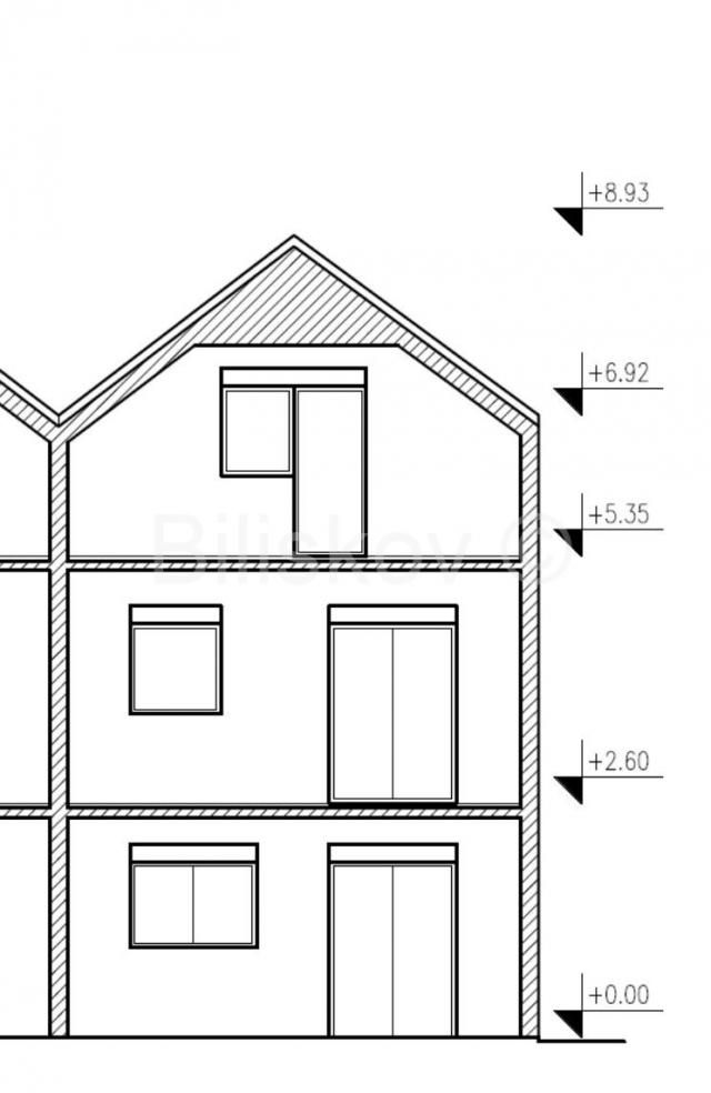 Podstrana, kuća u nizu 168 m2, vrt 35 m2, 2 park. mjesta