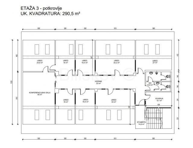 Prodaja, Zagreb, poslovna zgrada, 15 parking mjesta