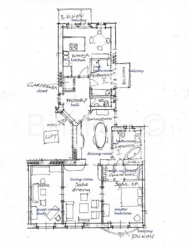 Najam, Zvonimirova, 4-soban stan, balkon