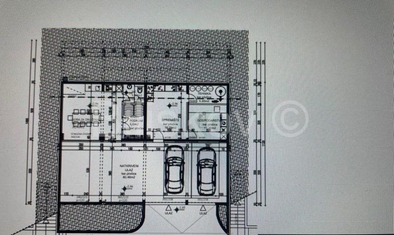 Omiš, Tugare, zemljište 1080 m2 sa pravomoćnom građ. dozvolom 