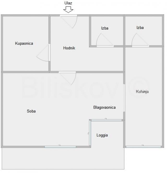 Prodaja, Zagreb, Malešnica, jednosoban stan sa loggiom