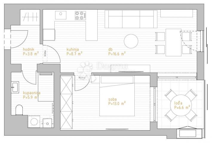 NOVOGRADNJA PREMIUM LIVING RIJEKA -  STAN 4. 4 / 1S+DB