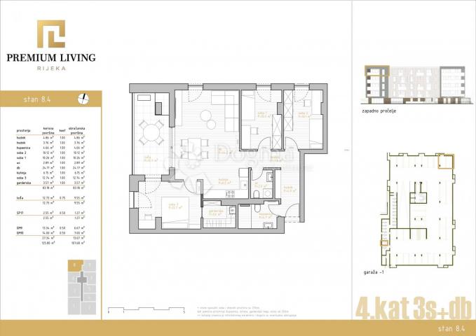 Wohnung Zamet, Rijeka, 145,90m2