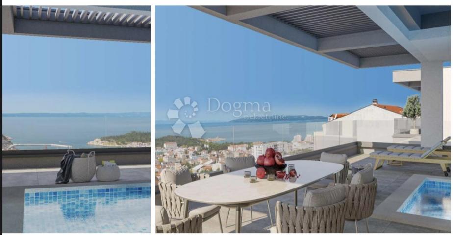 Ekskluzivni Penthouse s Bazenom i Pogledom na More -MAKARSKA