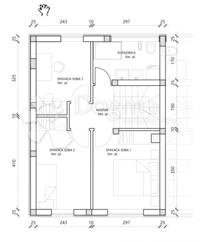 Wohnung Privlaka, 91,17m2