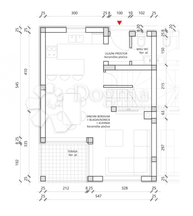 Wohnung Privlaka, 91,17m2