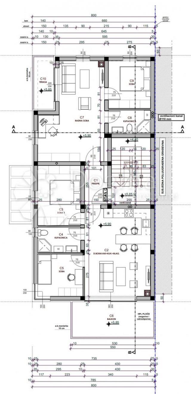  Penthouse, novogradnja Medulin