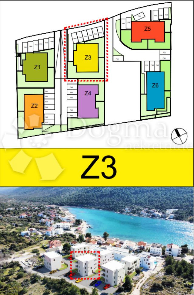 Flat Grebaštica, Šibenik - Okolica, 77,97m2