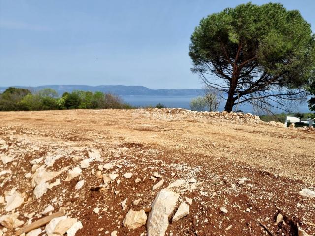 ISTRIA, RABAC - Investment land with building permits and a sensational view