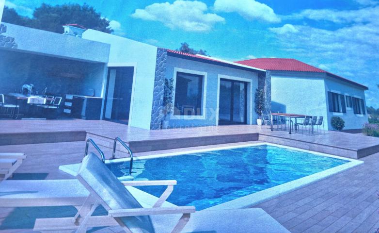 ISTRIA, LIŽNJAN - detached house with swimming pool under construction!