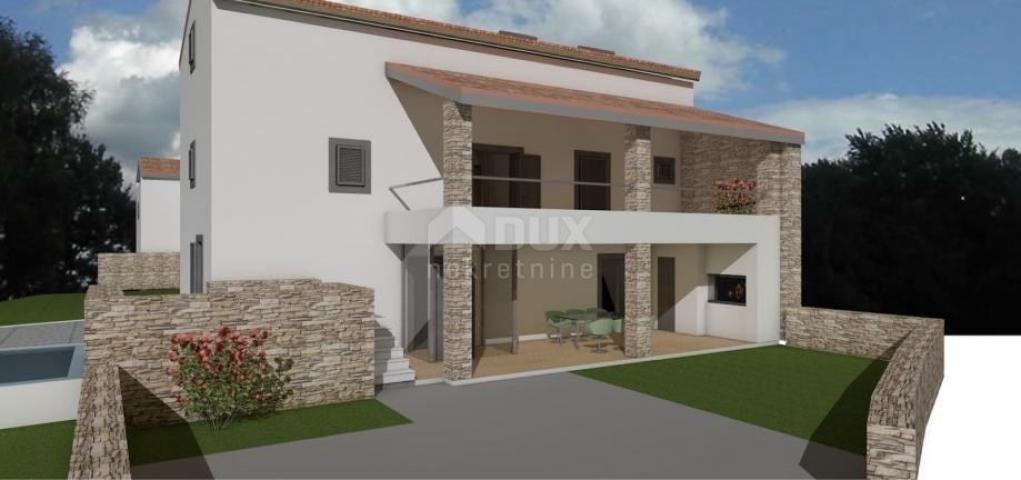 ISTRIA, KANFANAR - Renovation of a semi-detached stone house in the center has begun