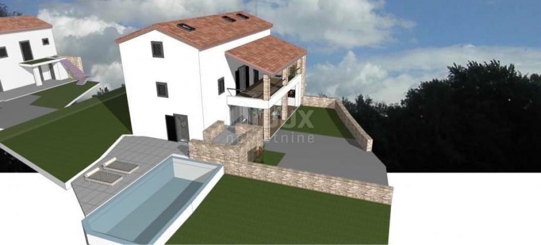 ISTRIA, KANFANAR - Renovation of a semi-detached stone house in the center has begun