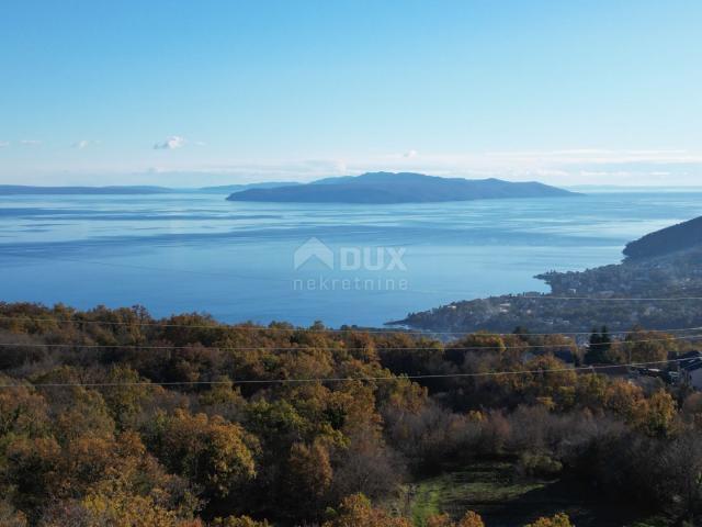 OPATIJA VEPRINAC- građevinsko zemljište 18150m2 s predivnim pogledom na more