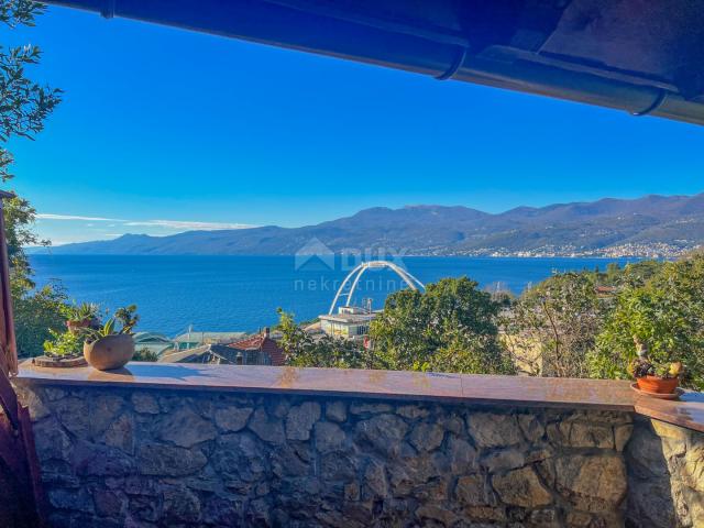 RIJEKA, KANTRIDA - excellent private house 200 meters from the sea with a garden of 1400m2