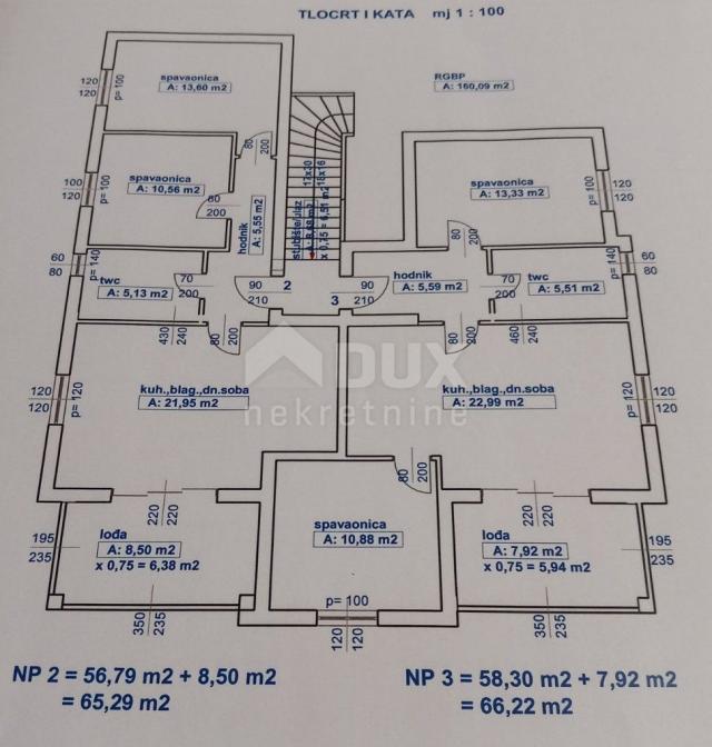 RAB ISLAND, BARBAT – 2BR+DB im Erdgeschoss eines neuen Gebäudes, 64m2