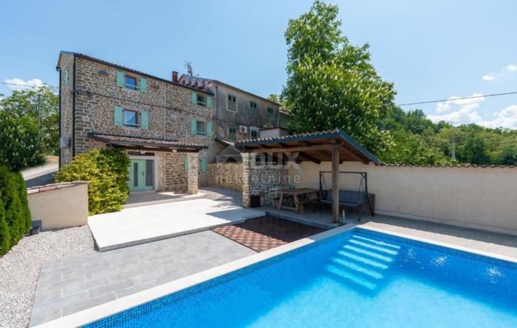 ISTRIEN, MOTOVUN - Einheimisches Steinhaus mit Swimmingpool