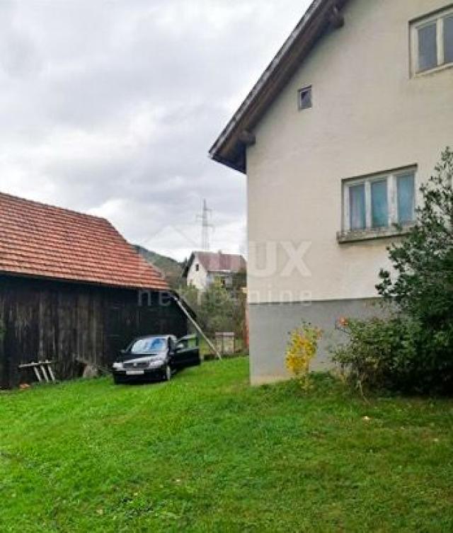 GORSKI KOTAR, VRBOVSKO-Detached house with a garden halfway from Zagreb to Rijeka