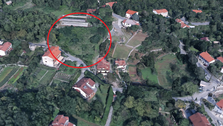 OPATIJA, IČIĆI, POLJANE- građevinsko zemljište 650m2 S GRAĐEVNOM DOZVOLOM i pogledom na more 