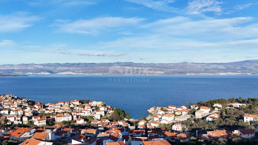 KRK ISLAND, VRBNIK - Building land, TOP LOCATION with project