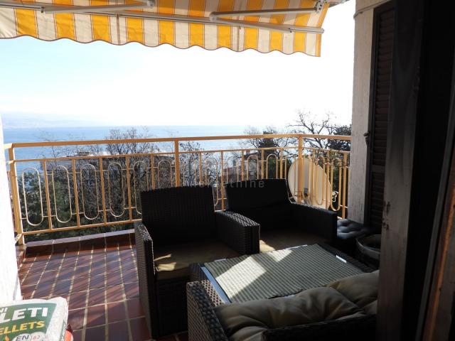 OPATIJA - Wohnung 102m2 DB+3S mit Panoramablick auf das Meer + Garten