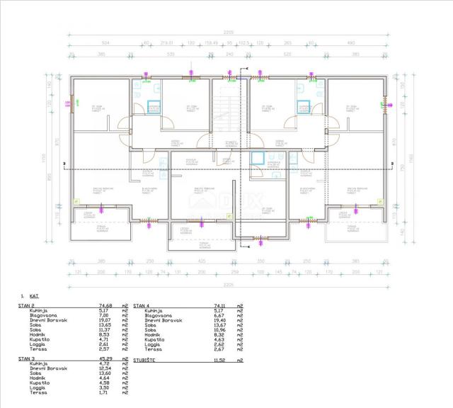 KASTAV, BELIĆI - Apartment on the second floor in a new building