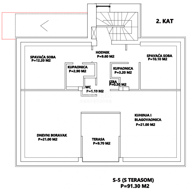 RIJEKA, TURNIĆ - vrhunski stanovi u novoadaptiranoj kući, parking, mirna ulica, pogled