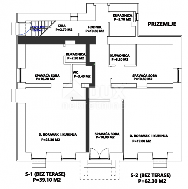 RIJEKA, TURNIĆ - Neubau mit 6 Wohnungen zur Investition, Parkplatz, Aussicht