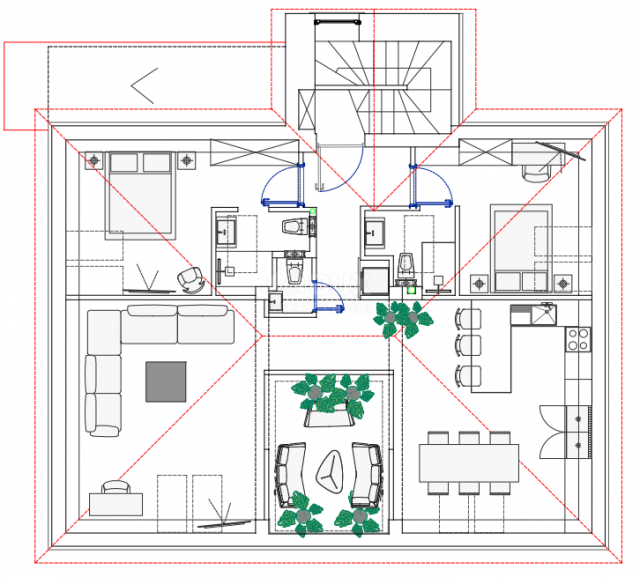 RIJEKA, TURNIĆ - Neubau mit 6 Wohnungen zur Investition, Parkplatz, Aussicht