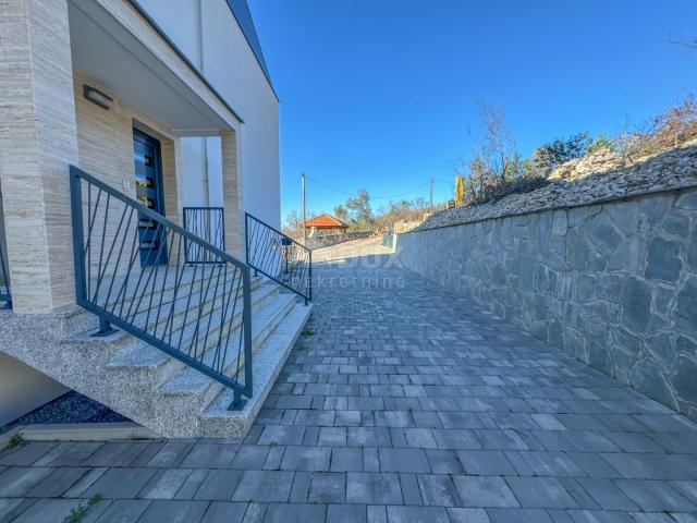 CRIKVENICA, DRAMALJ- Penthouse + stan u novogradnji blizu mora s pogledom, garažom