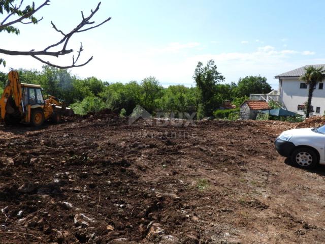 KASTAV, RUBEŠI – Baugrundstück 1957 m2 mit Meerblick für Wohngebäude – Wohnungen/Familienhaus/Villa