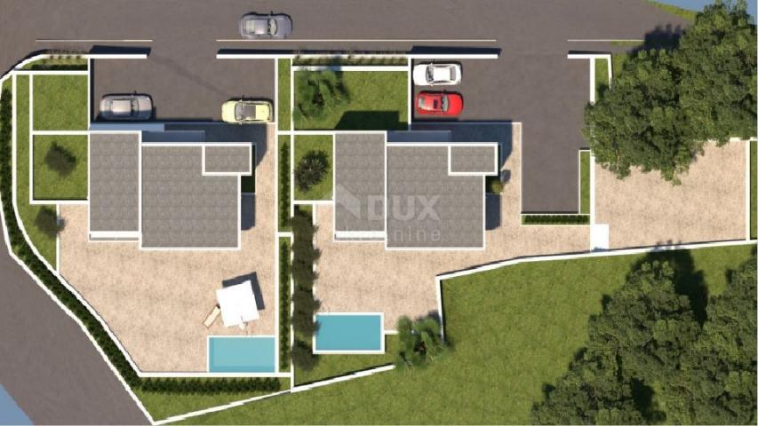 CRIKVENICA, BRIBIR, modern villa with swimming pool under construction