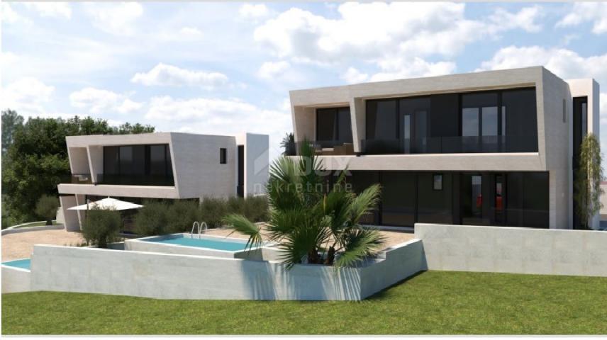 CRIKVENICA, BRIBIR, modern villa with swimming pool under construction