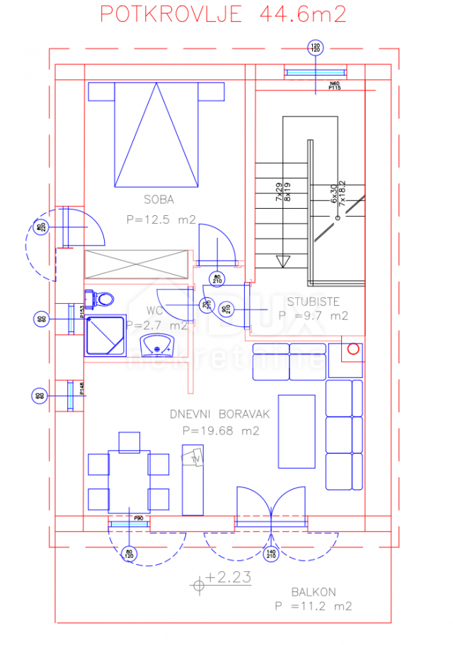 PAG, ZUBOVIĆI - Kuća s 4 apartmana blizu Novalje (moguća zamjena za stan u Rijeci)