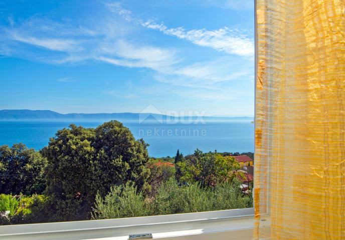 ISTRIEN, RABAC - Haus mit offenem Meerblick