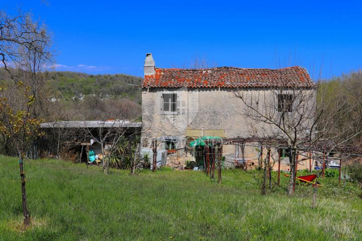 Labin, okolica, istarska kuća na velikom imanju