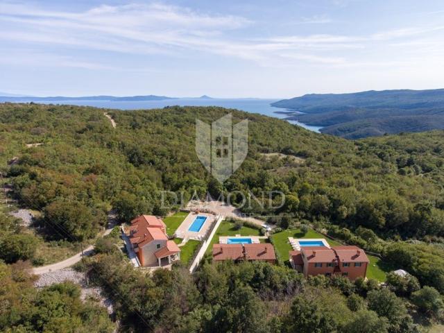 Rabac, Labin, okolica, Villa u prirodi sa dvije stambene jedinice