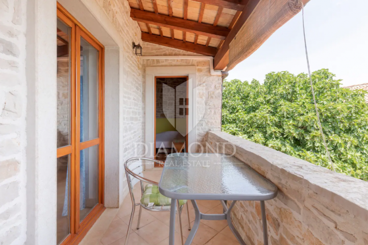 Marčana, surroundings, two stone houses with pool